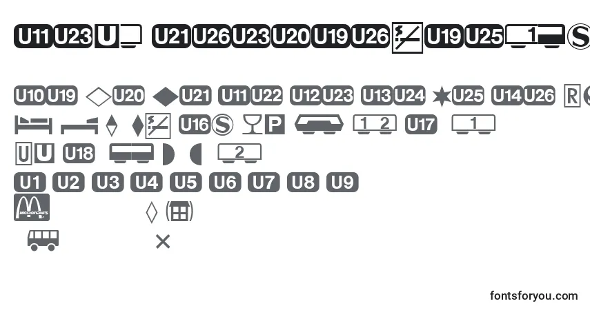 DeutschebahnagTwo Font – alphabet, numbers, special characters