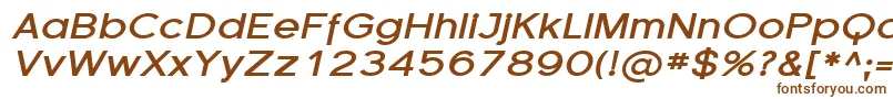 Шрифт Florsn15 – коричневые шрифты на белом фоне