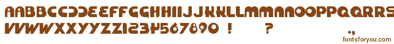 Zuckerbrot Font – Brown Fonts on White Background