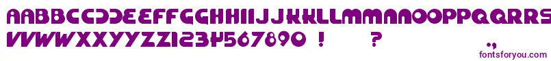 Zuckerbrot Font – Purple Fonts on White Background