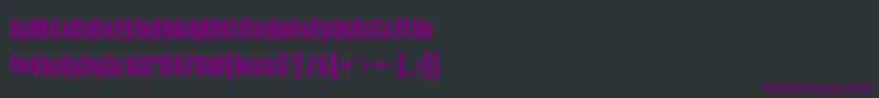 WabbitSans Font – Purple Fonts on Black Background