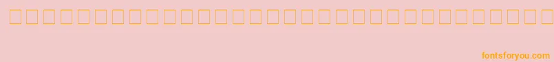 GeotypeTt Font – Orange Fonts on Pink Background