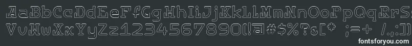 Destinylightc Font – White Fonts on Black Background