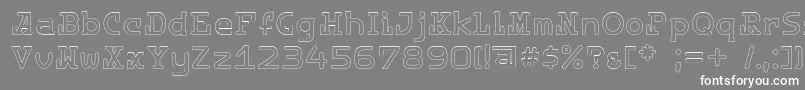 Destinylightc Font – White Fonts on Gray Background