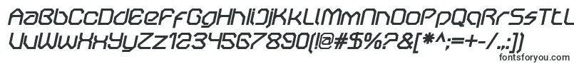 OricneoBolditalic-fontti – erittäin leveät fontit