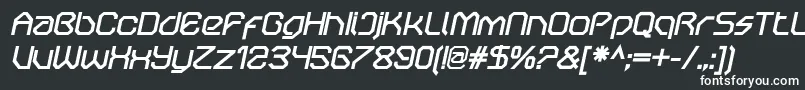 OricneoBolditalic Font – White Fonts
