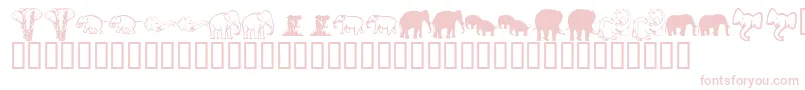 KrRachelsElephants Font – Pink Fonts