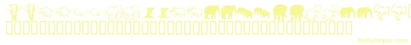 KrRachelsElephants Font – Yellow Fonts