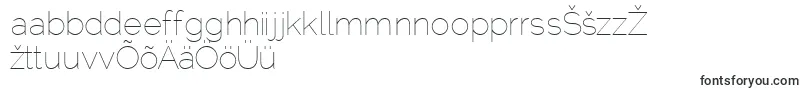 RalewayThin Font – Estonian Fonts