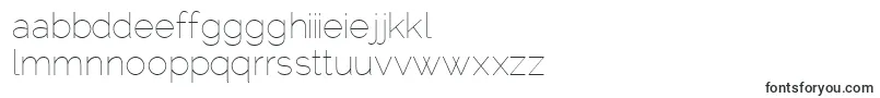 RalewayThin-Schriftart – maltesische Schriften