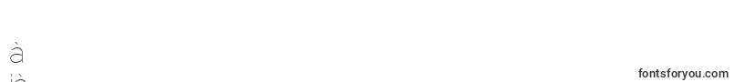 RalewayThin-Schriftart – nepalesische Schriften
