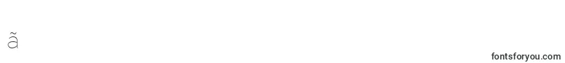 RalewayThin-Schriftart – koreanische Schriften
