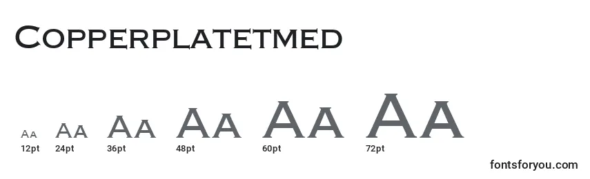 Copperplatetmed Font Sizes