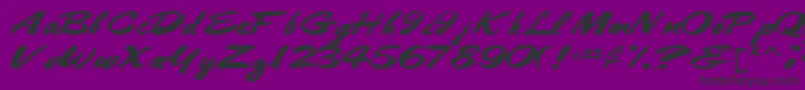 fuente Bestshottext56RegularTtext – Fuentes Negras Sobre Fondo Morado