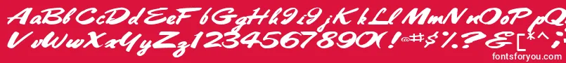 Bestshottext56RegularTtext Font – White Fonts on Red Background