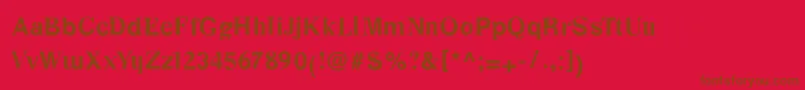 Подробнее о шрифте DesastraBold Шрифт DesastraBold – коричневые шрифты на красном фоне