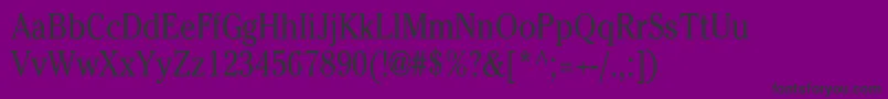 CheltenhamcndN Font – Black Fonts on Purple Background