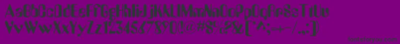 More about SallyBold Font SallyBold Font – Black Fonts on Purple Background