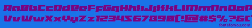 Подробнее о шрифте Turbochargesemital Шрифт Turbochargesemital – фиолетовые шрифты на синем фоне