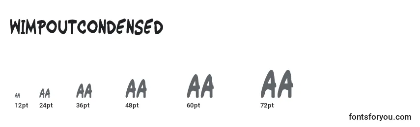 WimpOutCondensed Font Sizes