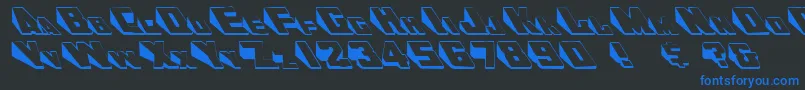 Подробнее о шрифте Doorjam Шрифт Doorjam – синие шрифты на чёрном фоне