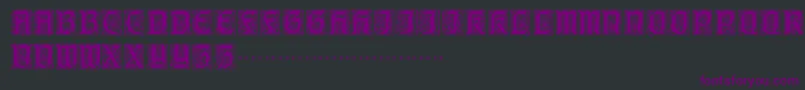 TitlingcapsRegular Font – Purple Fonts on Black Background
