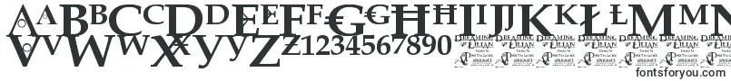 DreamingOfLilian-fontti – Mielenkiintoiset fontit