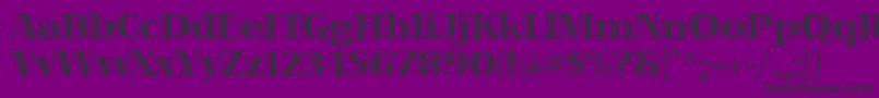 Fonte VivastdBold – fontes pretas em um fundo violeta