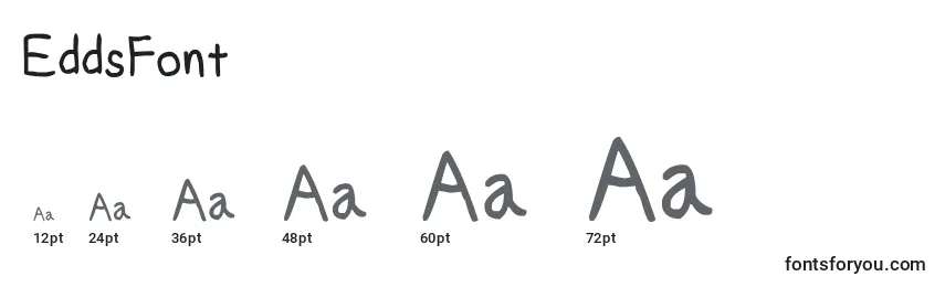 EddsFont Font Sizes
