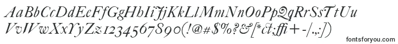 ItcFoundersCaslon42Italic Font – Fixed-width Fonts