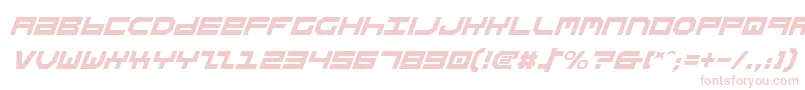 StuntmanItalic Font – Pink Fonts on White Background