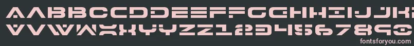 7thservicexpand Font – Pink Fonts on Black Background