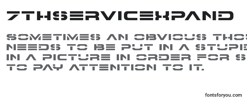 7thservicexpand Font