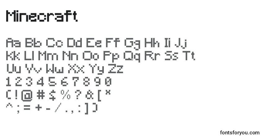 Minecraft Regular font