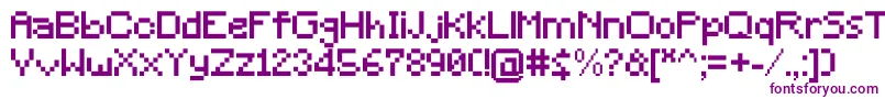 Minecraft Font – Purple Fonts