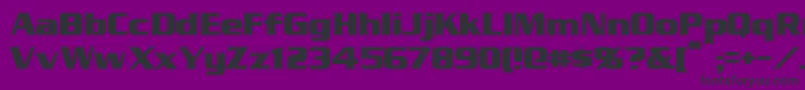 Straczynski Font – Black Fonts on Purple Background