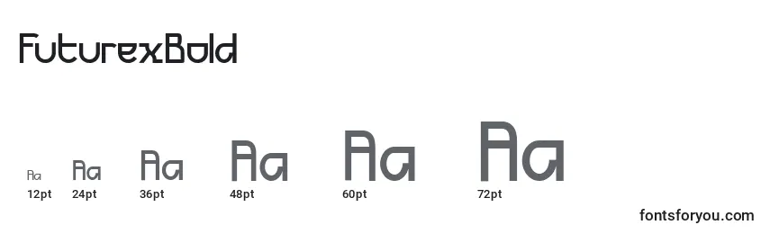 FuturexBold Font Sizes