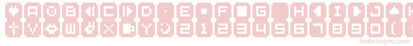Bmsta Font – Pink Fonts on White Background