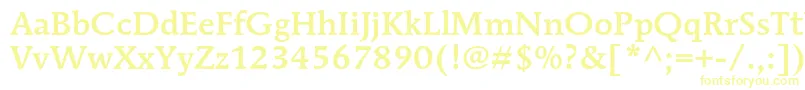 MendozaromanstdMedium Font – Yellow Fonts