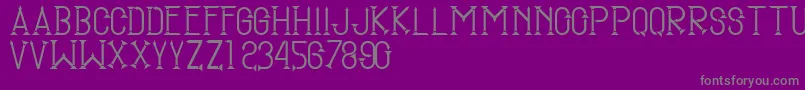 More about SmgTugumuda Font SmgTugumuda Font – Gray Fonts on Purple Background