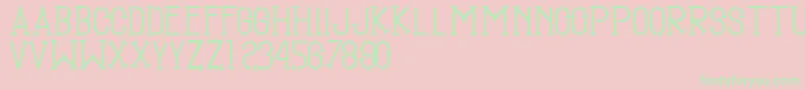 SmgTugumuda Font – Green Fonts on Pink Background