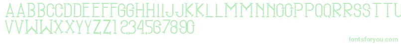 SmgTugumuda Font – Green Fonts on White Background