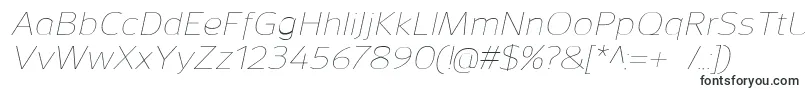 SavileThinitalic-fontti – Ilman serifejä olevat fontit