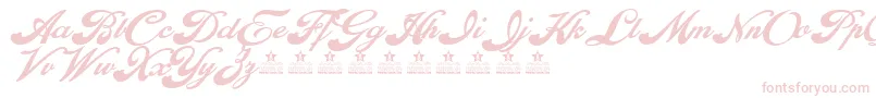 EnthrallBoldPersonalUse Font – Pink Fonts on White Background