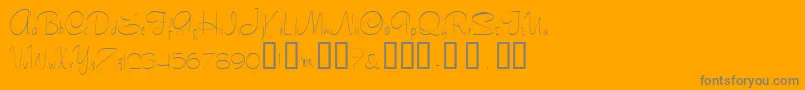 Lisätietoja Tamarind-fontista Tamarind-fontti – harmaat kirjasimet oranssilla taustalla