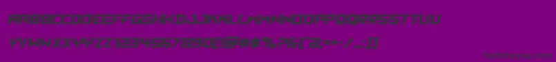 Vikingsquadsemital Font – Black Fonts on Purple Background