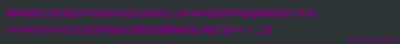 Vikingsquadsemital Font – Purple Fonts on Black Background
