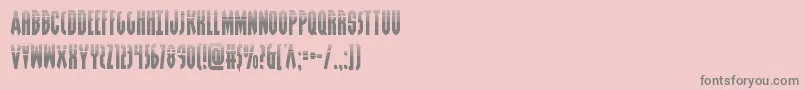 Grendelsmotherhalf Font – Gray Fonts on Pink Background