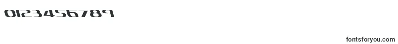 Skymarshalleft Font – Fonts for Numbers and Digits