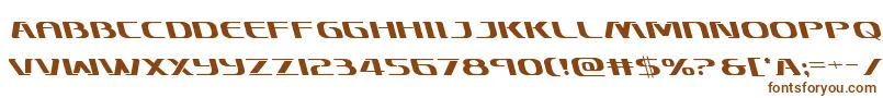 Skymarshalleft Font – Brown Fonts on White Background